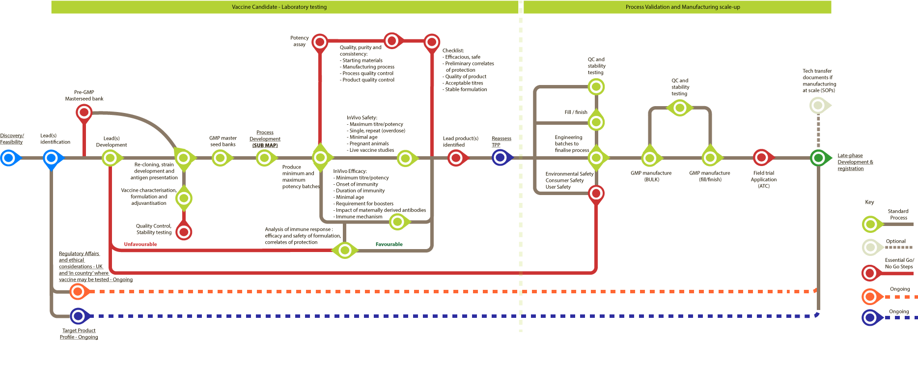 pre-clinical development routemap